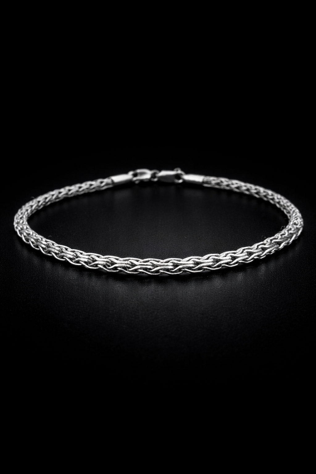 Double link chain bracelet